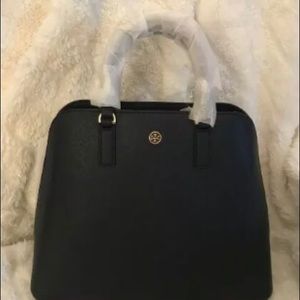 SOLD Tory Burch Robinson open dome satchel handbag